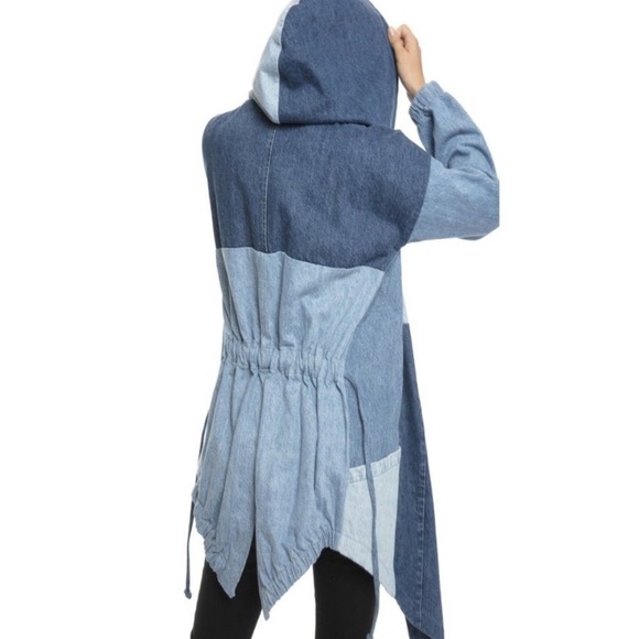 Free people x PRPS Goods Streetwear Oversized Japanese Denim Jacket Gorpcore - Picture 3 of 14